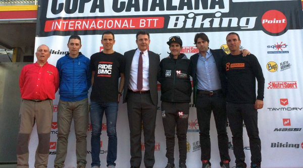 Presentada la Copa Catalana Internacional BTT Biking Point de Banyoles con Absalon y Coloma