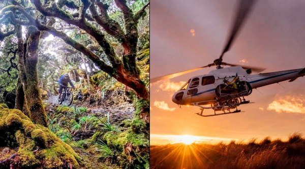 Llega el NZ MTB RALLY, 6 días de enduro en Nueva Zelanda con «remontes» en helicóptero, barco y 4×4