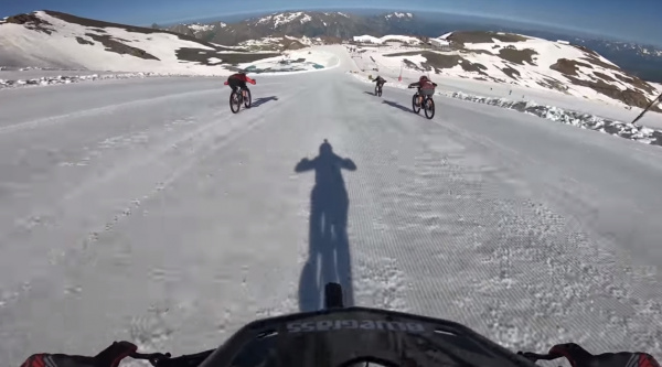A 120km/h por la nieve en el Mountain of Hell 2018