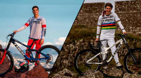 Loris Vergier al súper equipo Trek Factory Racing de DH
