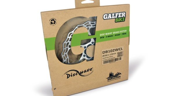 Galfer estrena packaging ecológico para sus discos de freno Wave