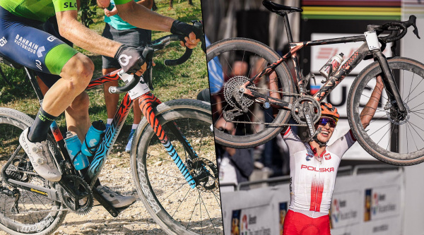 Dos bicis de gravel prototipo (Merida Silex y ¿Canyon Grail?) ganan el Campeonato del Mundo de gravel