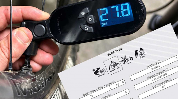 Nueva calculadora de presiones para cubiertas de MTB, gravel y carretera