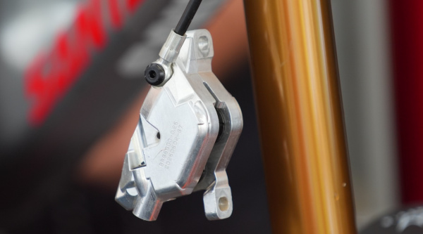 ¿Prototipo de nuevo freno Shimano Saint?