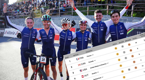 Francia arrasa en el Mundial de MTB 2025 y confirma su hegemonía absoluta