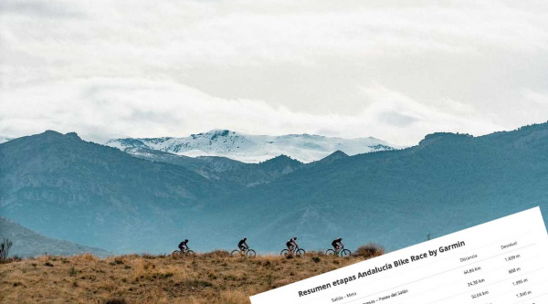 Recorridos Andalucía Bike Race by Garmin 2026: así serán sus 307 km de MTB