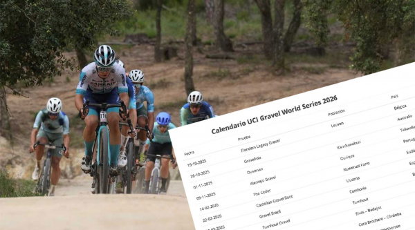 45 pruebas en el calendario de las UCI Gravel World Series 2026 (2 en España)