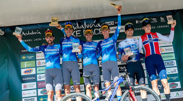 El Klimatiza Orbea y el Extremadura Ecopilas reinan en la Andalucía Bike Race 2026