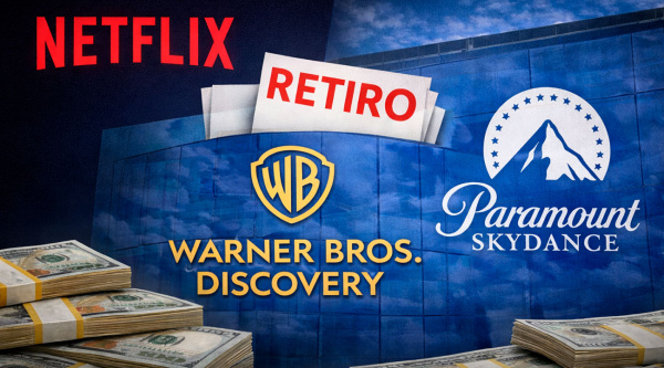 Netflix tira la toalla y Paramount toma la delantera en la compra de Warner Bros. Discovery
