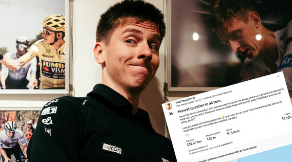 El mensaje de Pogačar en Strava reabre el debate sobre el respeto a los profesionales