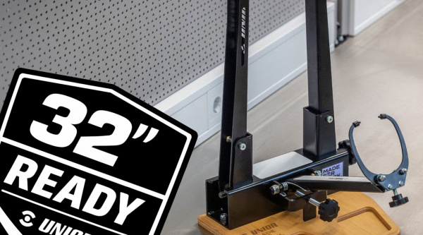 Las ruedas de 32″ ya impactan en el taller: Unior lanza su centrador compatible