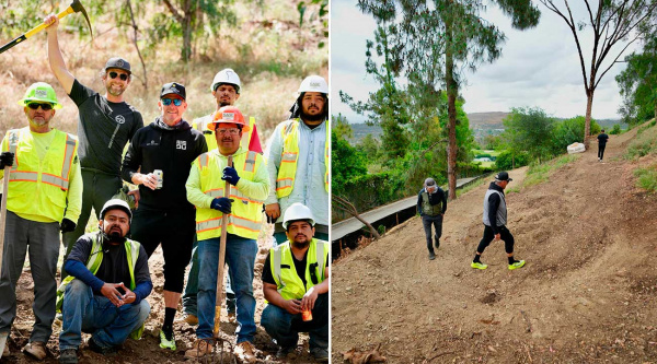 Lance Armstrong aparece en la construcción del circuito olímpico de MTB de Los Ángeles 2028