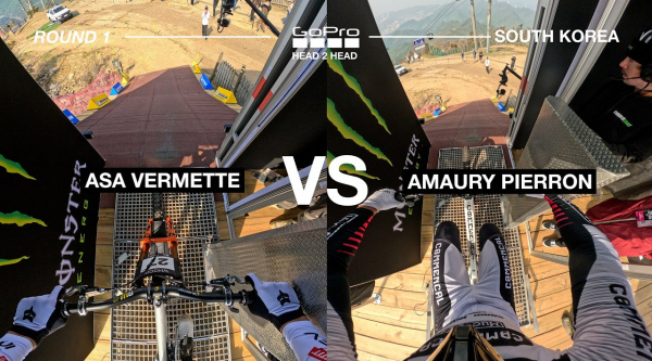 Asa Vermette vs Amaury Pierron: vídeo comparando las bajadas más salvajes del inicio de la Copa del Mundo de DH 2026
