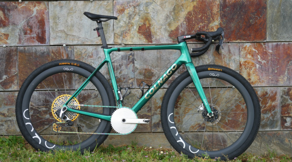 Bicis pro: Colnago G4-X de Piotr Havik equipada con ruedas Oquo y una transmisión poco usual