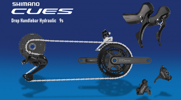 Shimano lleva los frenos hidráulicos a CUES de 9 velocidades