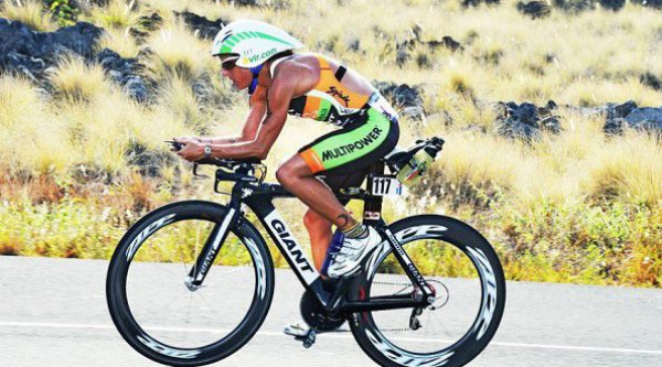 Virginia Berasategui en el Ironman de Hawaii