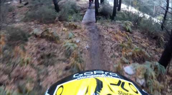 Eva Castro en el Enduro/Avalancha de La Pinilla