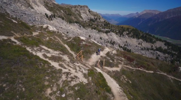 Vídeo senderos con flow en St.Moritz