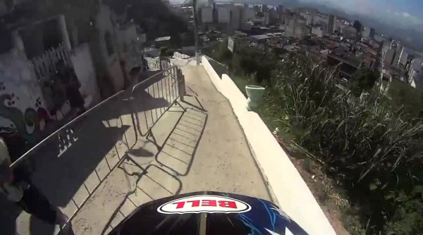 City Downhill World Tour se estrena en Descida das escadas de Santos