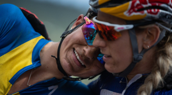 Rissveds con Pauline Ferrand Prevot