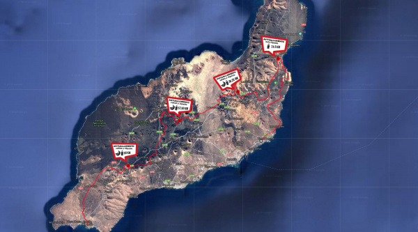 Recorrido etapa reina Ultrabike Lanzarote