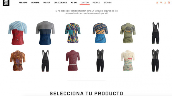 Personalización de ropa ciclista