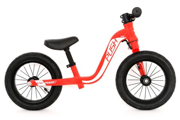MSC Push 12er, bicicleta para niños en rojo