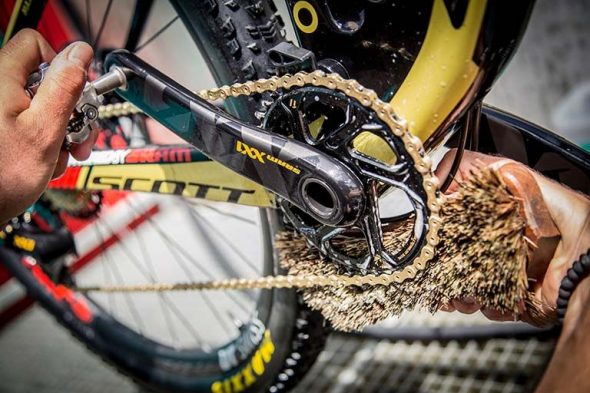 Limpiar bicicleta