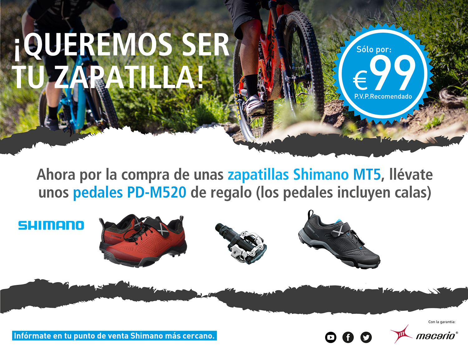 Pásate a los pedales automáticos por de 100€ gracias a Shimano