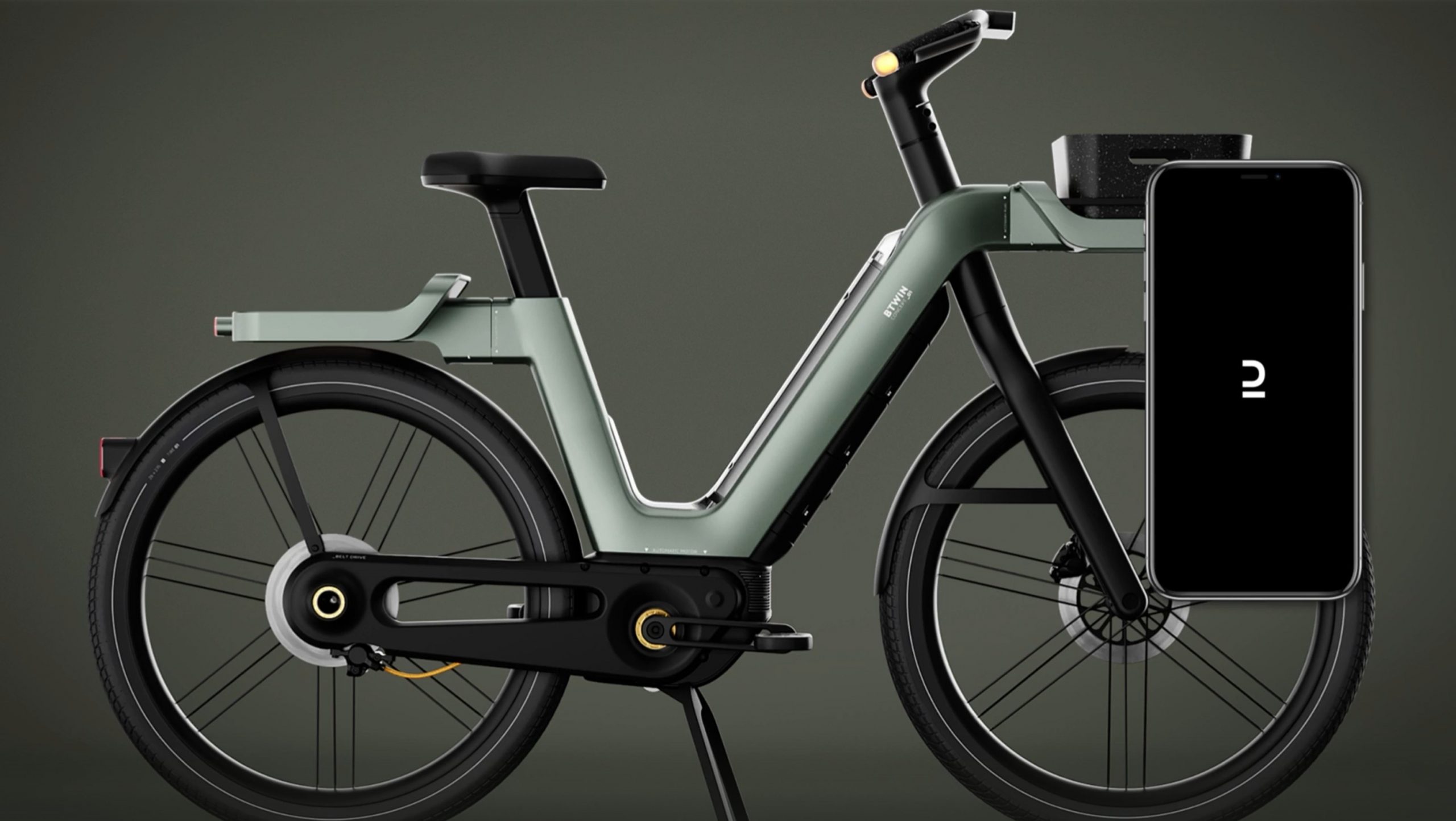 pico terminado Estragos Magic Bike de Decathlon, una bicicleta eléctrica concept que anticipa  soluciones del futuro