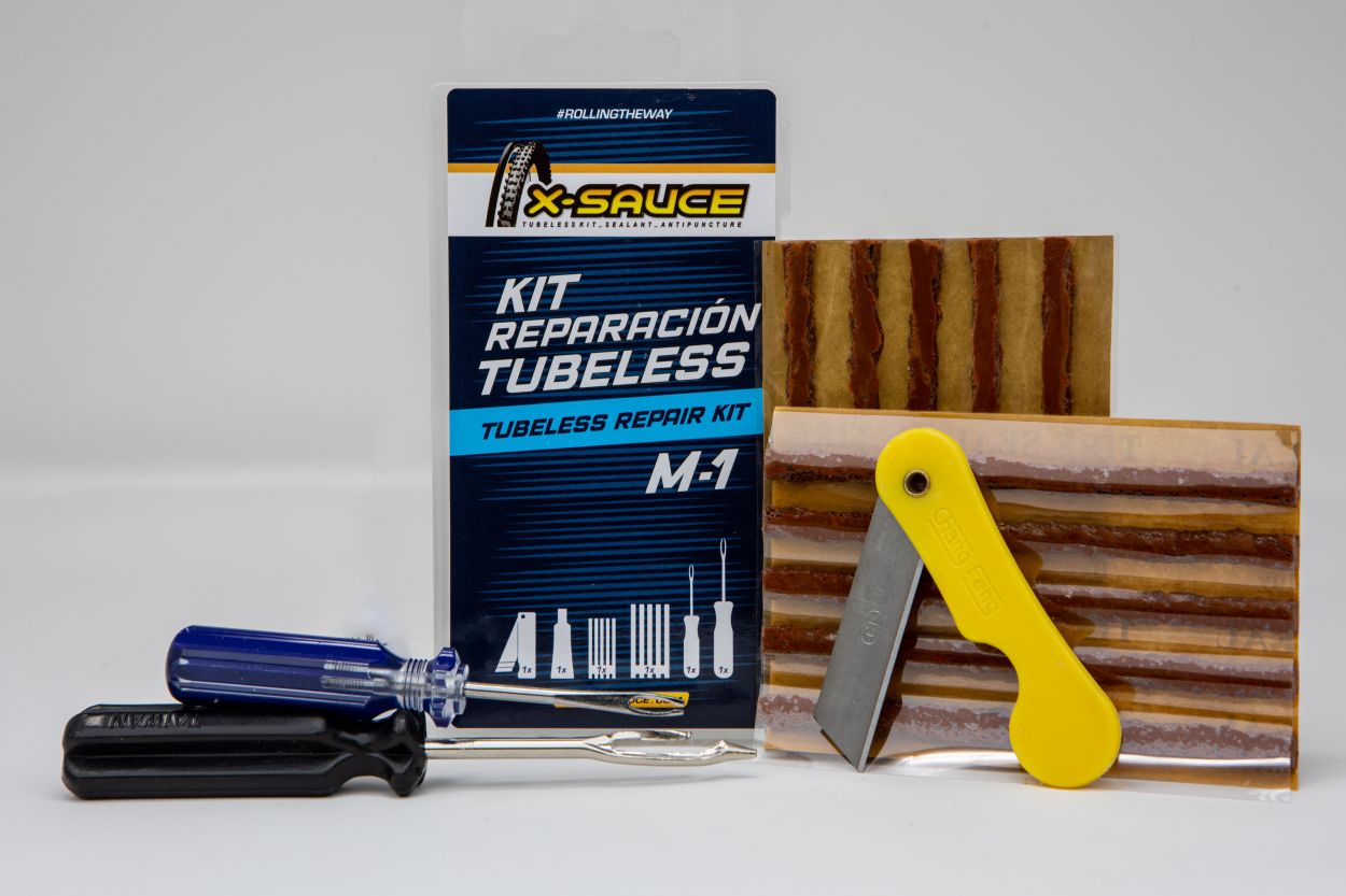 Kit de Mechas para reparación de neumáticos tubeless X-Sauce M-0