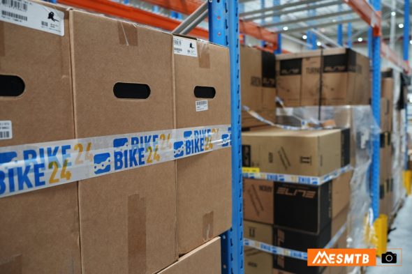 Centro logístico de BIKE24 en Lliçà d´Amunt
