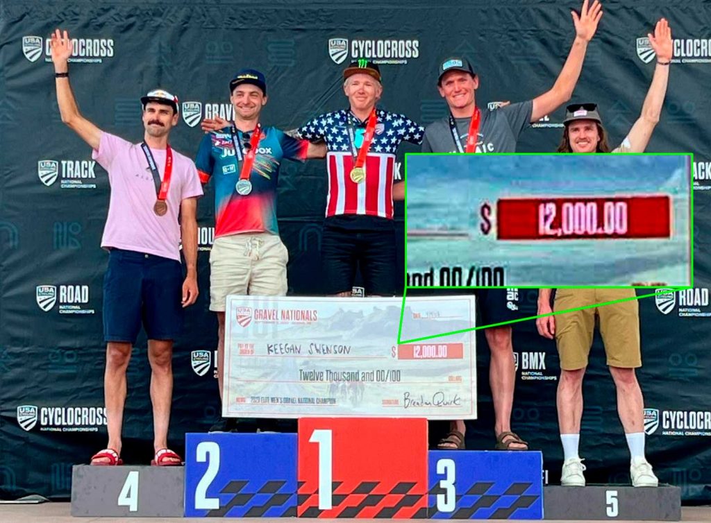The First Usa Gravel National Held... With $12,000 To The Winner